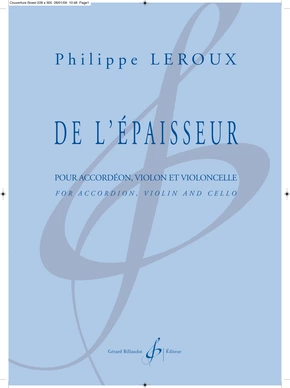 De l'épaisseur